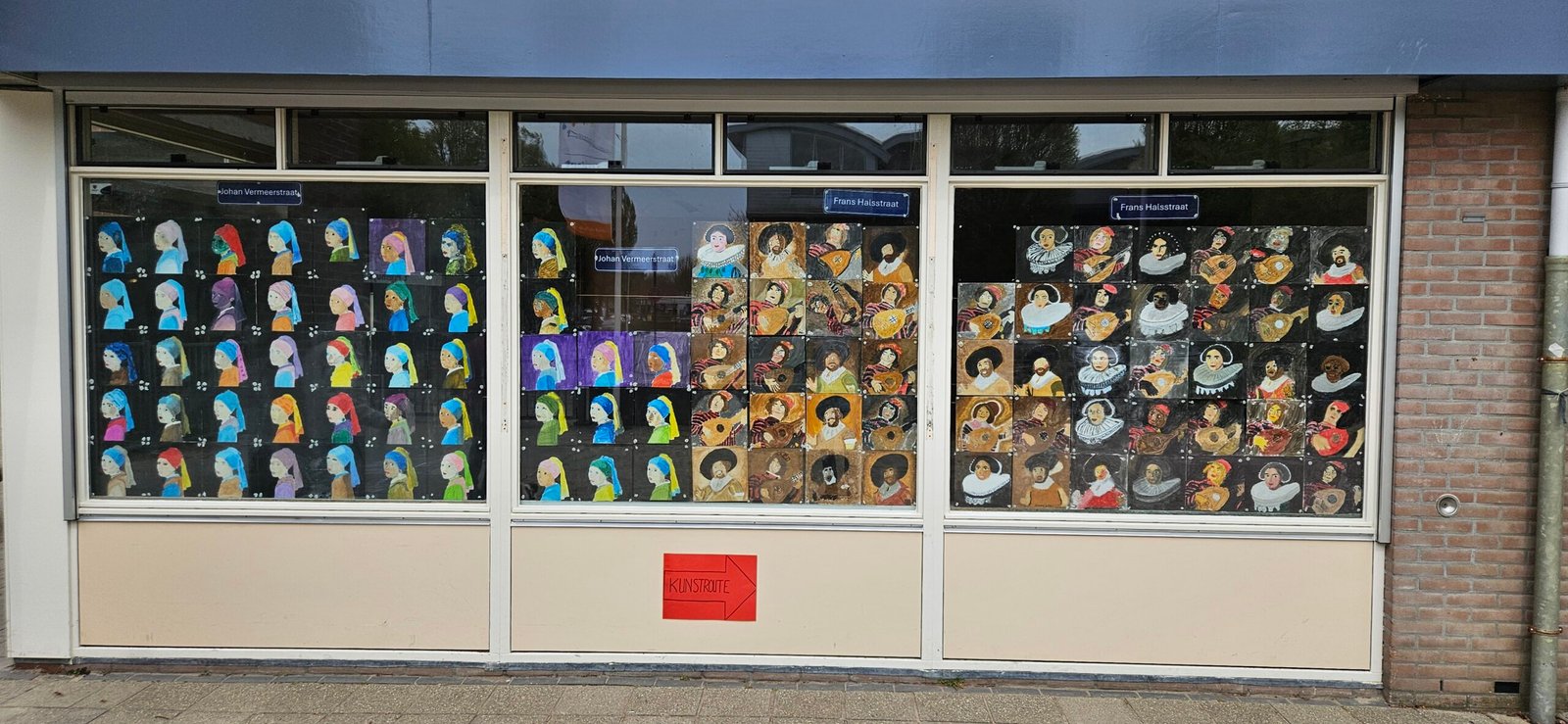 School children artwork inspired by Dutch masters at BloemenMozaiek Lisse 2026