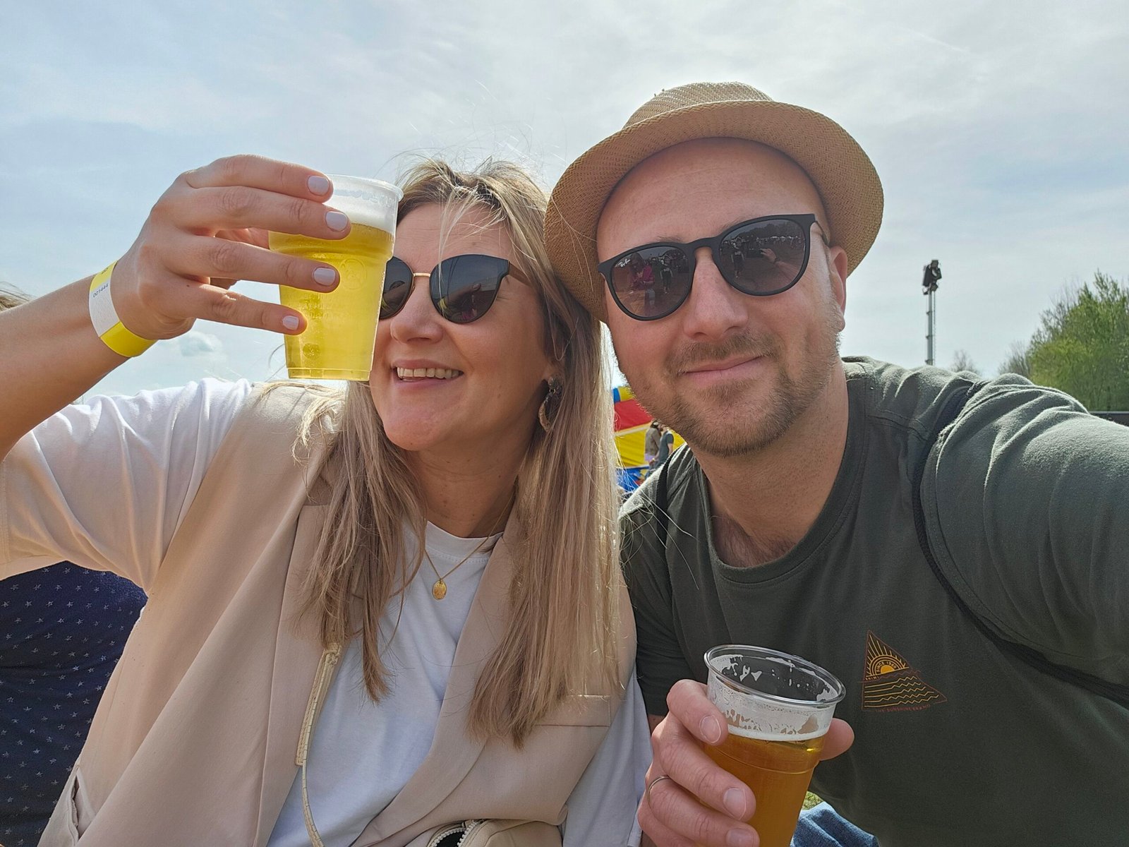 Selfie at the Beers and Tulips festival 2024 Comomeer Noordwijkerhout